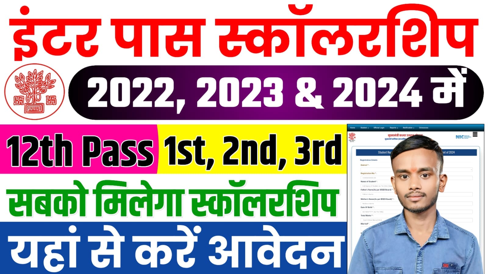 Bihar Board 12th Pass Scholarship : बिहार बोर्ड से 2022, 2023 & 2024 मे इंटर पास को मिलेगा ₹25,000 यहां से करें आवेदन