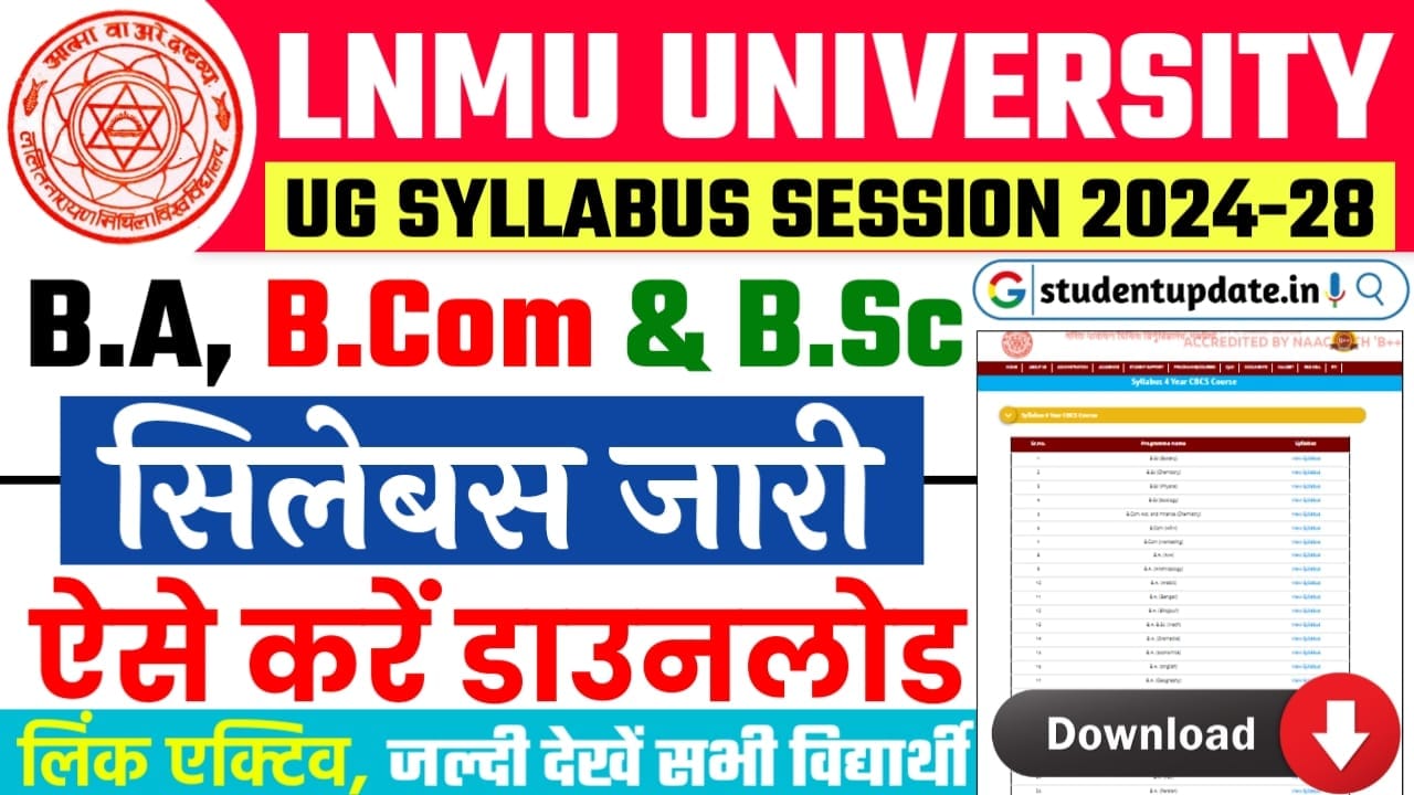 LNMU UG Syllabus 2024-28