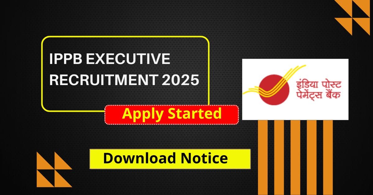 IPPB Executive Recruitment 2025